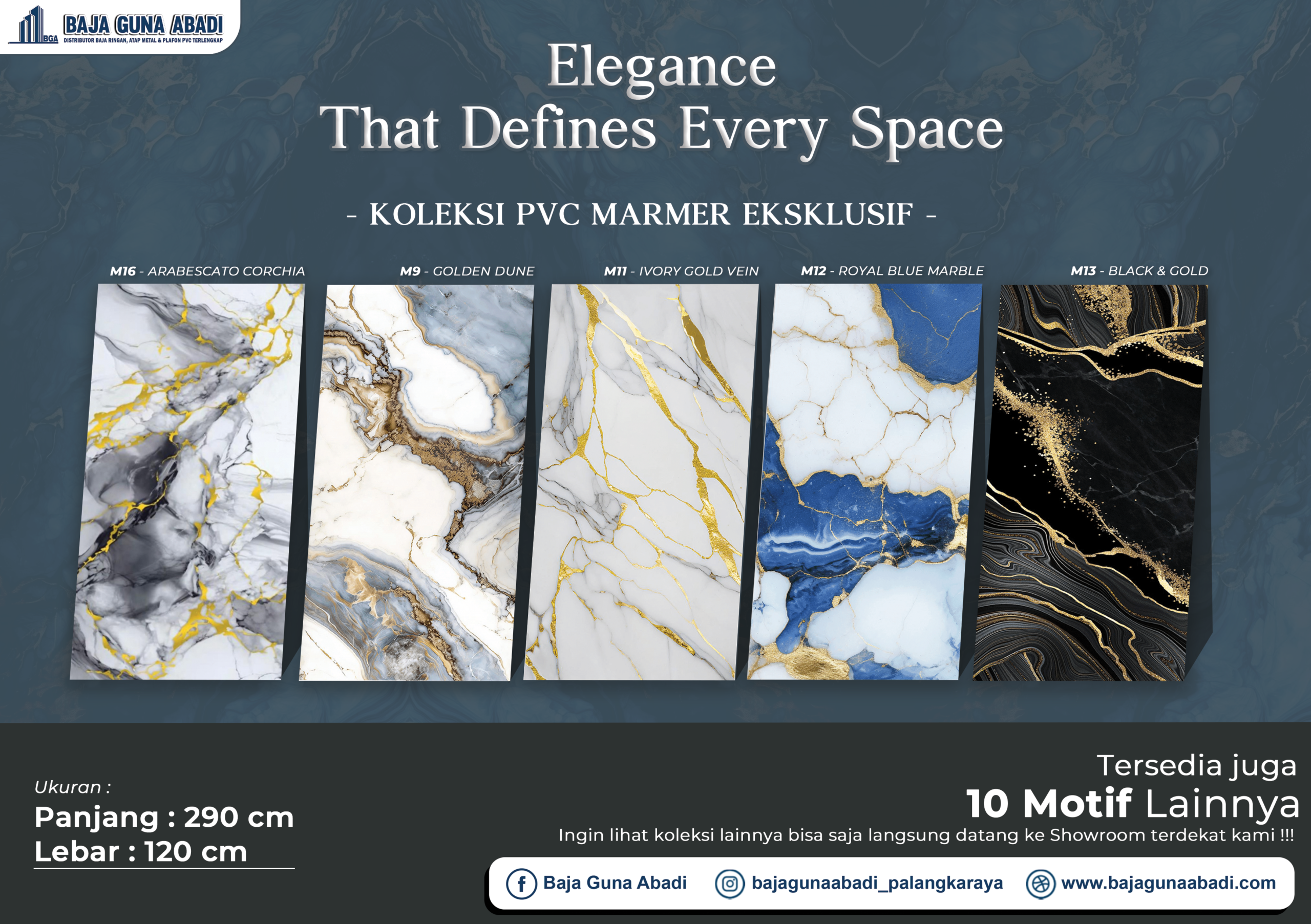 FLYER PVC DINDING MARMER TERBARU V1
